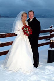 Lake Tahoe Bride Groom Snow