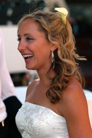 Wedding Girl Laughing Having Fun