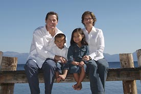 Family Portrait Lake Tahoe