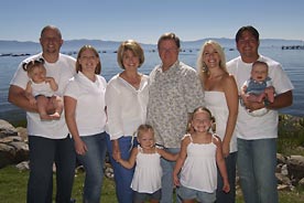 Lake Tahoe Family Portrait