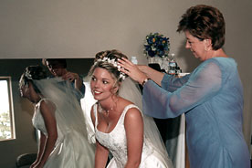 Bride In Mirror