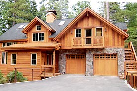 Tahoe House Front Driveway