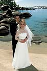 Wedding Couple Sandy Beach Tahoe